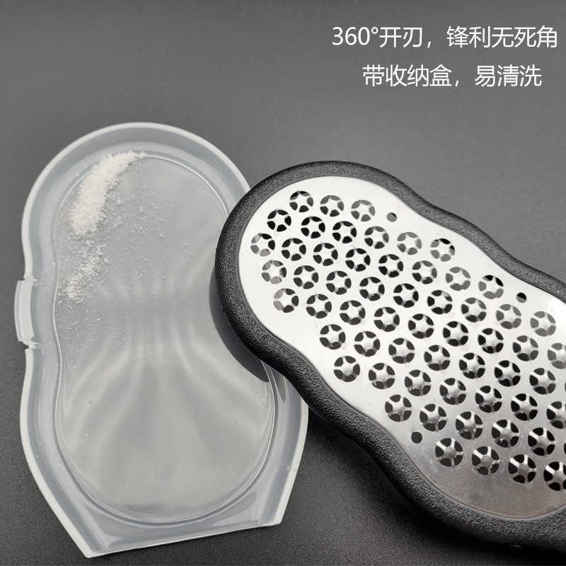 304 stainless steel foot file, dead skin foot shaver, callus remover, foot care tool, nail file