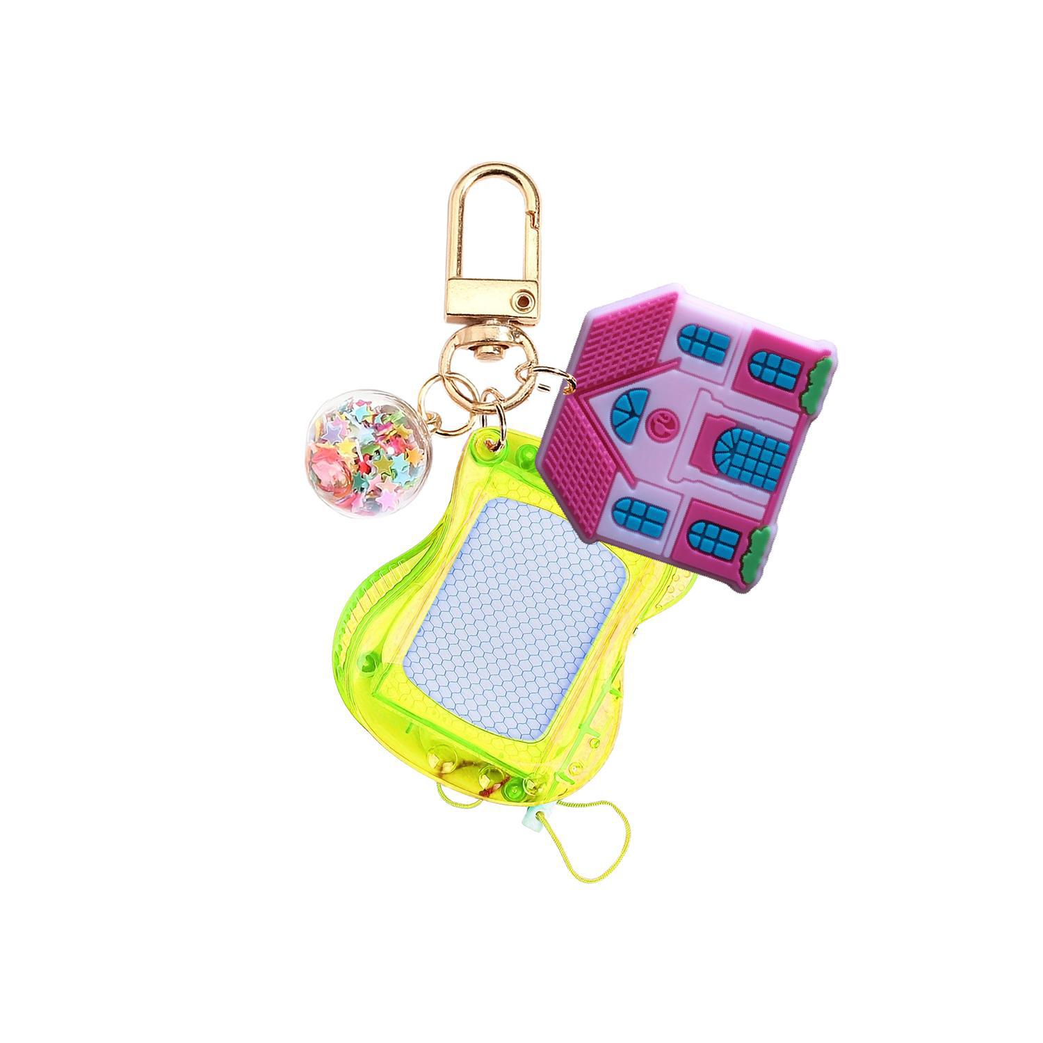 Keychain transfronterizo tablero de escritura magnético Xiyin creativo accesorios de dibujos animados tablero de dibujo tablero de escritura infantil puzzle infantil