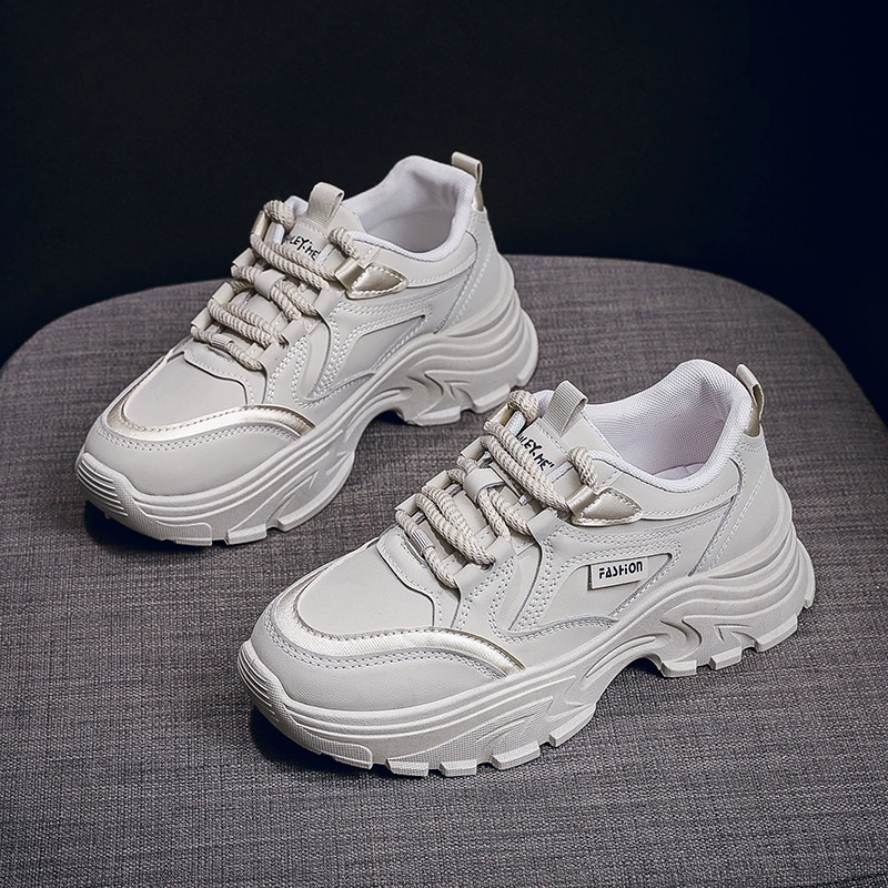 Обувь для девочек 2024 Новый осенний студент Корейская версия Rhoi Wild Hild обувь на одной подошве спортивная повседневная обувь 8821