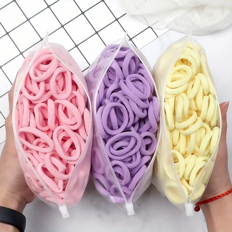 Women's Simple Style Commute Solid Color Cloth Hair Tie display picture 7