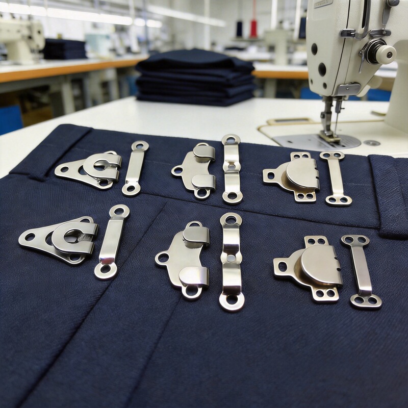 Men's and Women's Trousers, Casual Trousers, Copper Trousers, Hook Stitching, Invisible Trouser Buttons, Skirt Hook Buckles, Buckles, Style Waist-Cinching Hooks Men's and Women's Trousers, Casual Trousers, Copper Trousers, Hook Stitching, Invisible Trouser Buttons, Skirt Hook Buckles, Buckles, Style Waist-Cinching Hooks