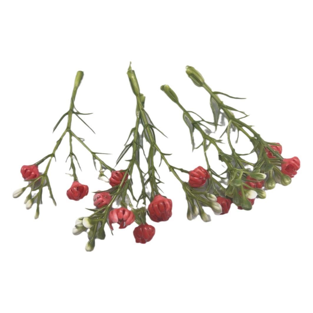 Оптовый производитель пластиковых букетов из гипсофилы для свадеб, декоративные материалы для букетов из гипсофилы, искусственные цветы с травой для DIY