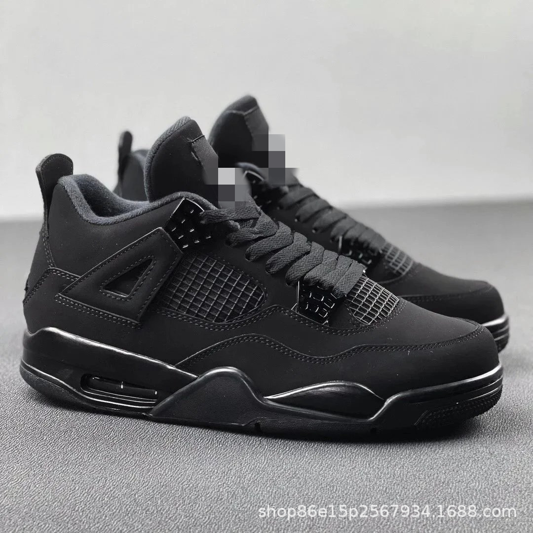 Zapatillas de Baloncesto Deportivas AJ4, Cuero y Caucho, Transpirable y Antideslizante, para Deporte y Ocio