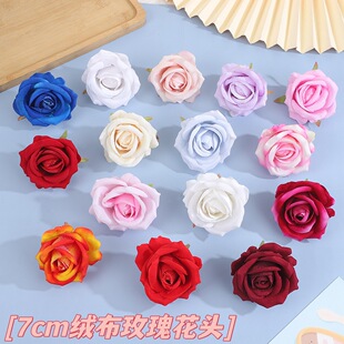 7cm�q��õ�廨�^����õ��Y�����廨ñ���仨�b�diy�ֹ����h����