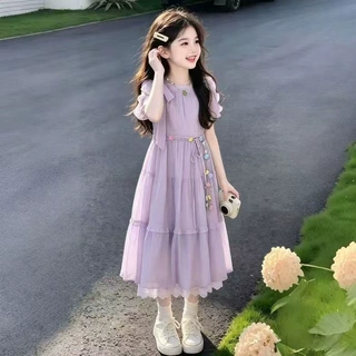 女童超好看连衣裙夏季2026新款儿童独特漂亮轻奢高级感露肩公主裙