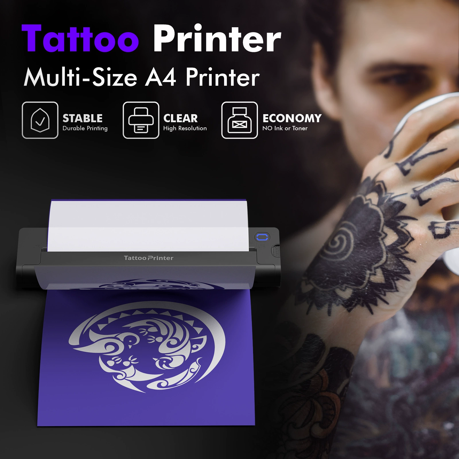 (Cross-border trading), tattoo, handheld printer, bluetooth