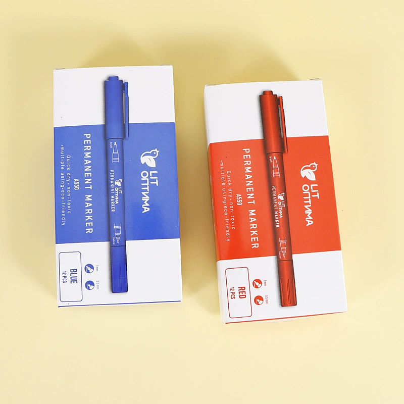 Маленький двуглавый маркер новая ручка Gou Line 1,0 мм ручка для хода художественная ручка для рисования масляная нестираемая CD-метка
