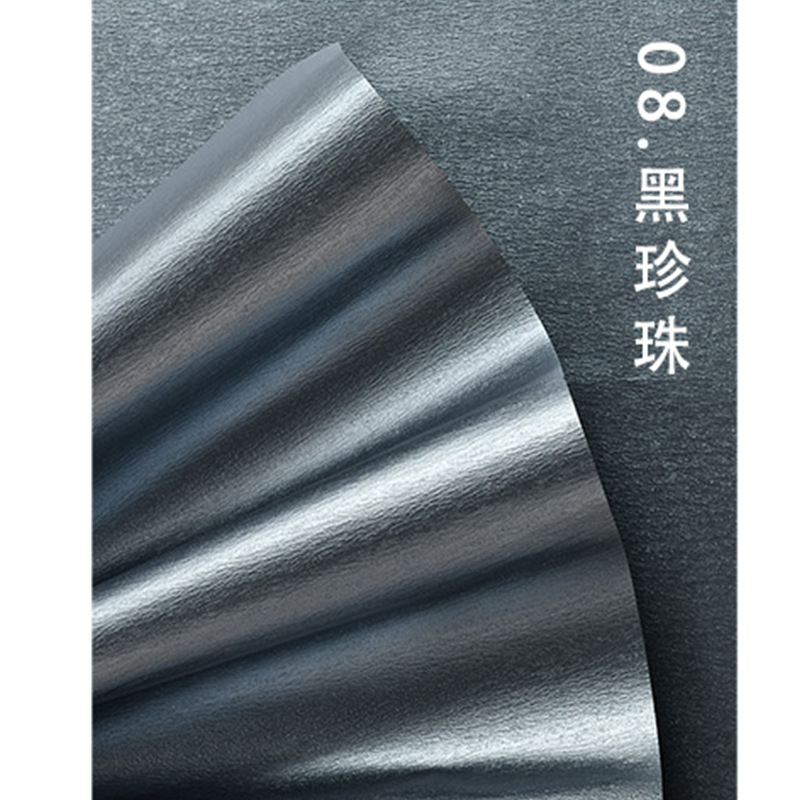 Papel de embalaje de alta calidad de seda de satén de siete colores, engrosamiento de bricolaje, florería hecha a mano, embalaje de suministros florales