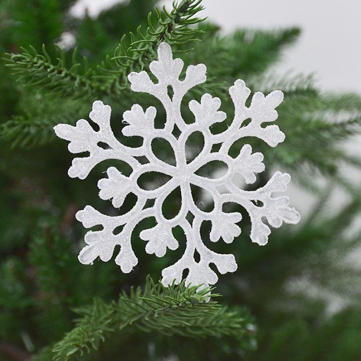 起爆金5cm 7cm 10cmクリスマスツリー藤条クリスマス雪花雰囲気装飾ストラップクロスボーダー工場直販|undefined