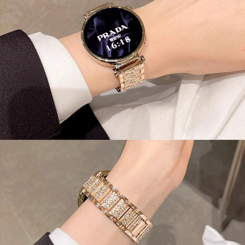 For Huawei GT4 Strap Flash Diamond Metal gt5watch4pro New Premium Pro Fashion Watch 3 Women
