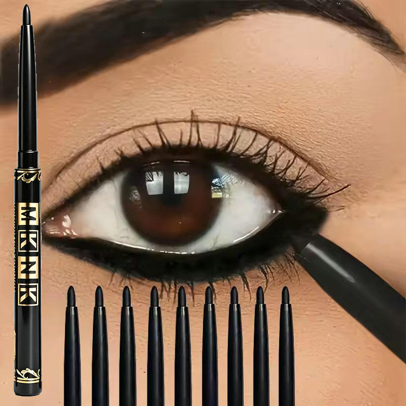 The Factory Specializes in Cross-Border Supply for Aliexpress, Offering Automatic Eyebrow Pencil, Gel Eyeliner Pen, Dual-Use Eyeliner Pen, and a Pen for Enhancing the Lower Eyelid