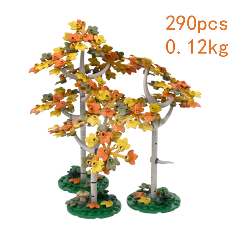 Building Block Tree Toy Model Small Particle Construction Set_voghion.com