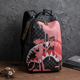 (Cross-border trading), creative backpack, funny shark, capacious travel bag, school bag for students, new collection, optics