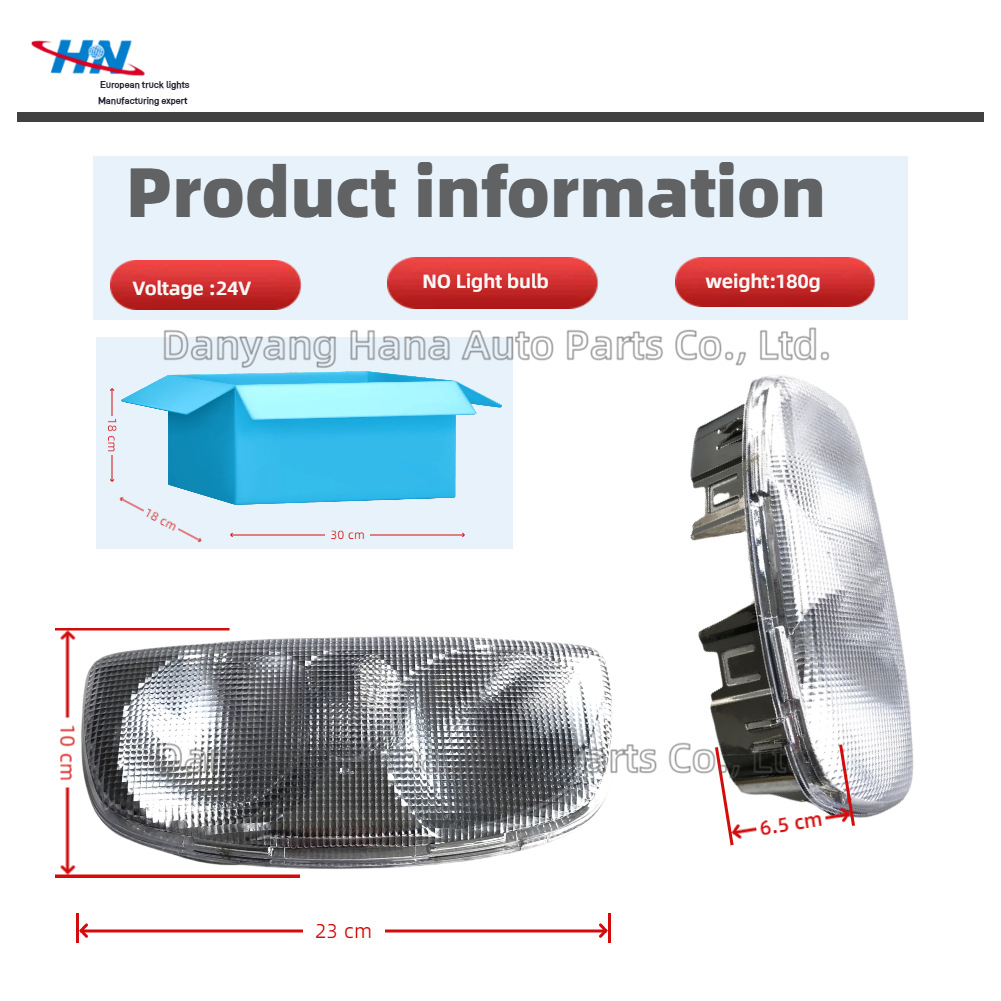 Carcasa de la lámpara de lectura superior de la cabina 9438201101 para Mercedes camión Actros MP3 MP2 accesorios de la lámpara