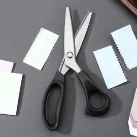 花边剪刀锁边剪子裁缝剪大波浪花纹布料花式剪三角锯齿手工不脱线