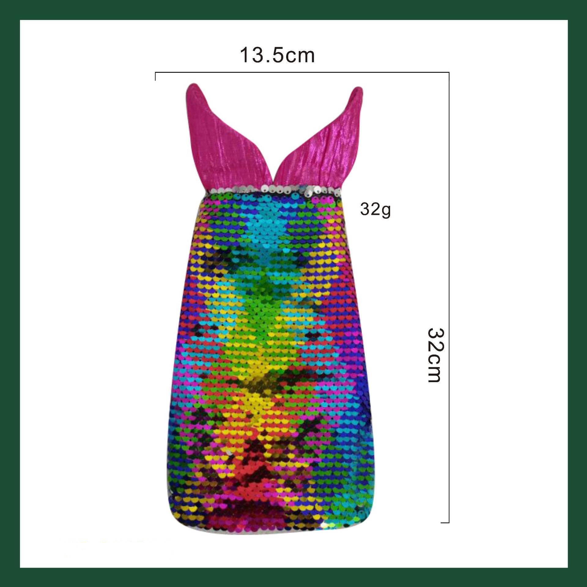 Nuevas necesidades diarias de Navidad/cubierta de botella de vino de Navidad/Decoraciones de Navidad/Cuentas de sirena-cubierta de botella de vino