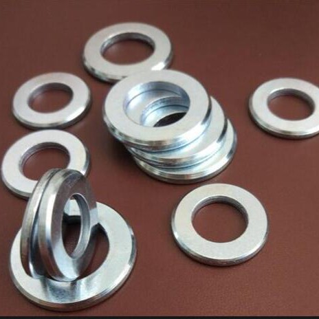 碳钢200HV 蓝白锌 ISO7090 M6 M10 M16 M22 M30至M64 倒角平垫圈