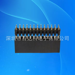 Customized Connector Header 2.0 Pitch Double Row Heightening Plastic Direct Plug Series Rohs