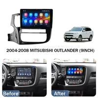 Применимо к 2014 + Mitsubishi OUTLANDER Центральная рамка навигационной поверхности Android-навигационная панель с разнообразной втулкой