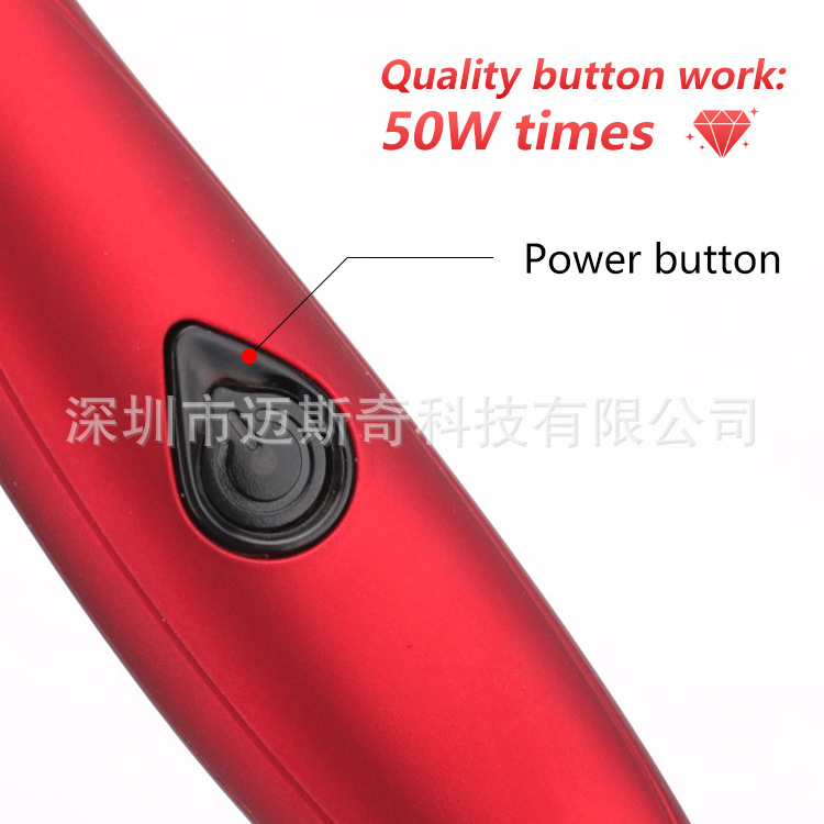 迷你电动发刷快速热梳电动离子直发刷陶瓷热梳电动直发刷