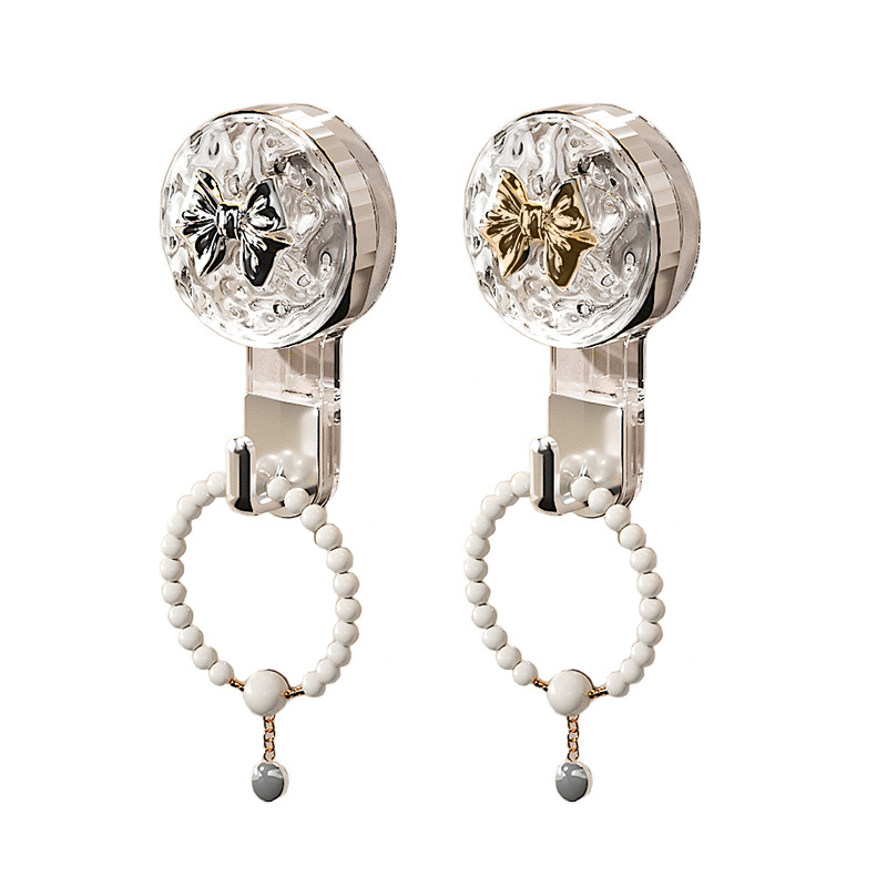 Ventosa fuerte gancho ponche-puerta de baño sin costuras adhesivo Adhesivo de pared vacío Toalla de baño colgando ropa gancho pegajoso