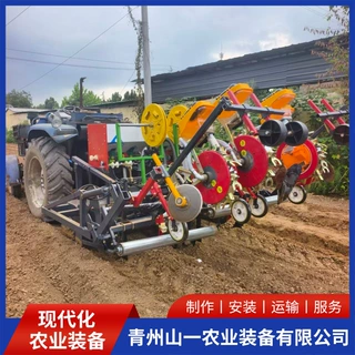 天星2号沙窝萝卜气吸播种机 多功能播种设备 定制农田播种机械