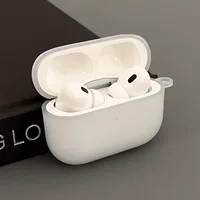 Чехол для наушников Apple совместимый, матовый белый защитный корпус для AirPods 1/2/3/4/Pro/Pro2