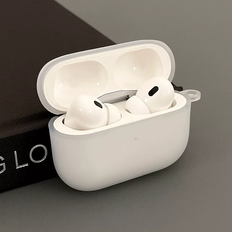 Чехол для наушников Apple совместимый, матовый белый защитный корпус для AirPods 1/2/3/4/Pro/Pro2
