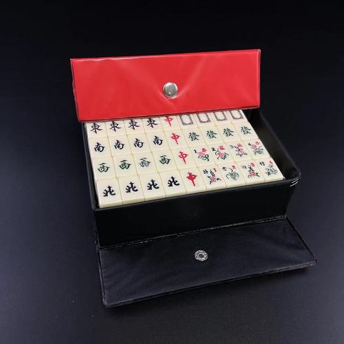 Travel Mahjong Portable Set, Mini Mahjong for Train Trips, Tiredness Relief, Mini Tabletop Card Game, Mahjong Wholesale