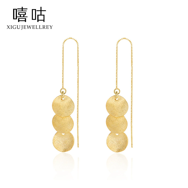 Стильные серьги-матte, клипсы, проба silver 925