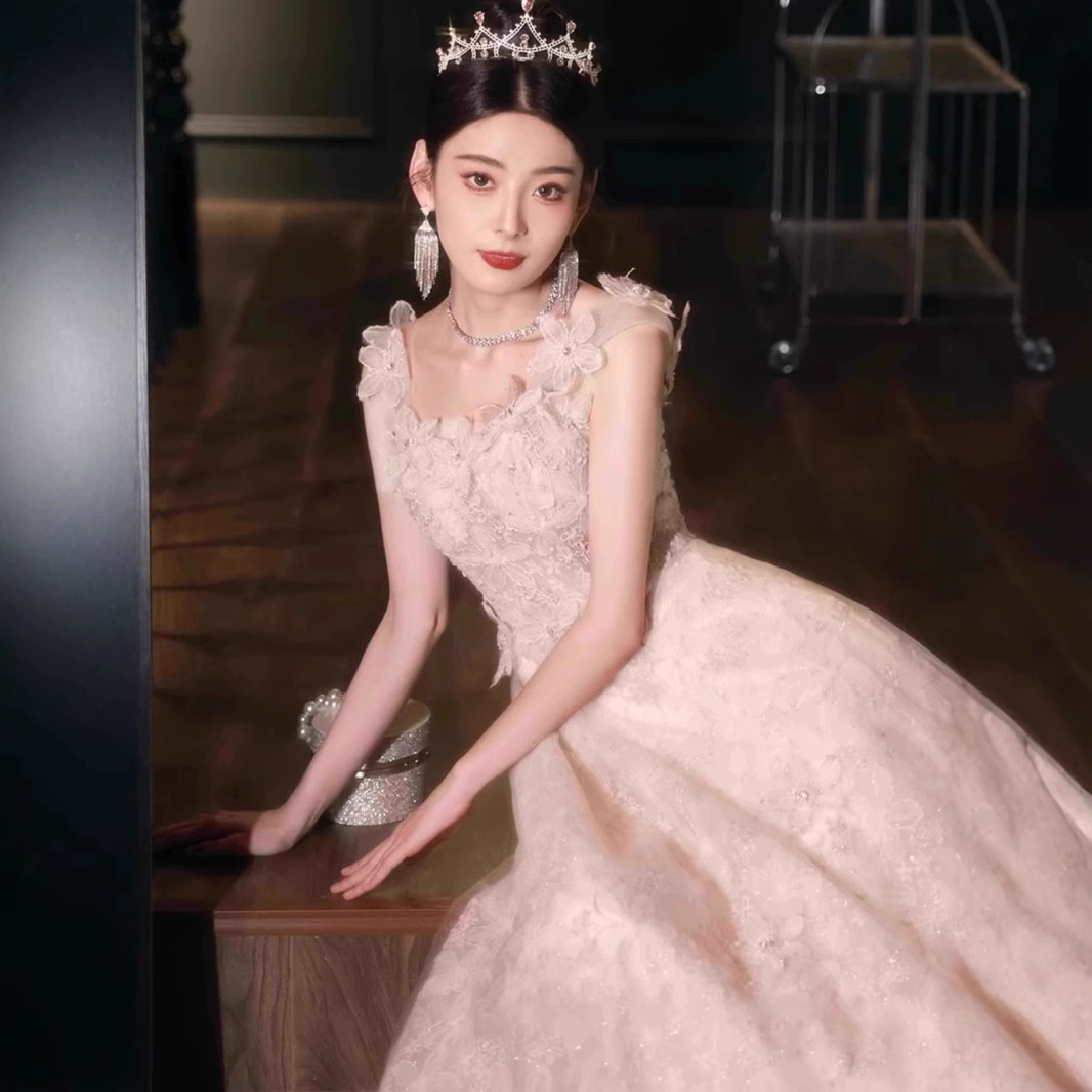 Вечернее платье для милых женщин 2025, новое платье для помолвки, банкета, легкая роскошь, нишевый стиль, платье для ведущей банкета