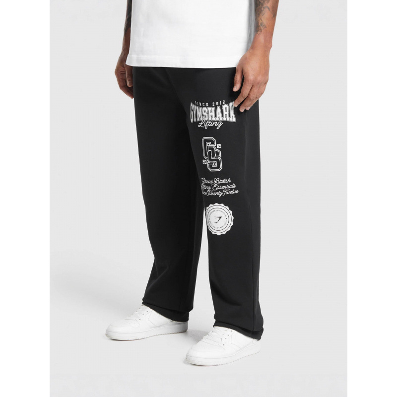 Gymshark Men's Sports Pants Jogger Gym Muscle Bodybuilding Casual Pants Cotton Printed Long Pants