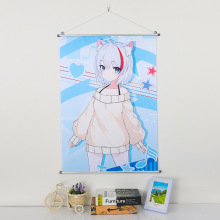 创意diy个性礼品挂画 动漫卡通明星影视婚庆体育卷轴装饰画定制