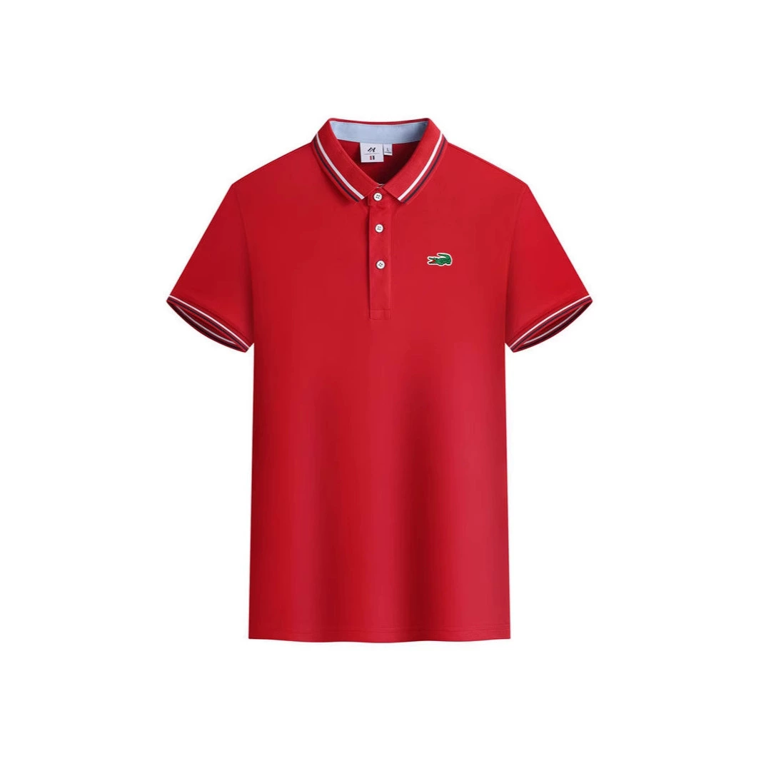 Мужские и женские повседневные модные рубашки-поло с двусторонними лацканами, рабочая одежда с короткими рукавами и принтом оптом.