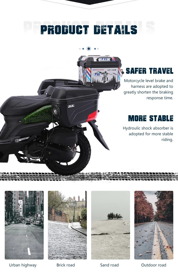 Fuel-Powered Motorcycle New Xi Tk Tank Motorcycle 150Cc Adult Fuel Vehicle Fuel Export Scooter Available for Wholesale