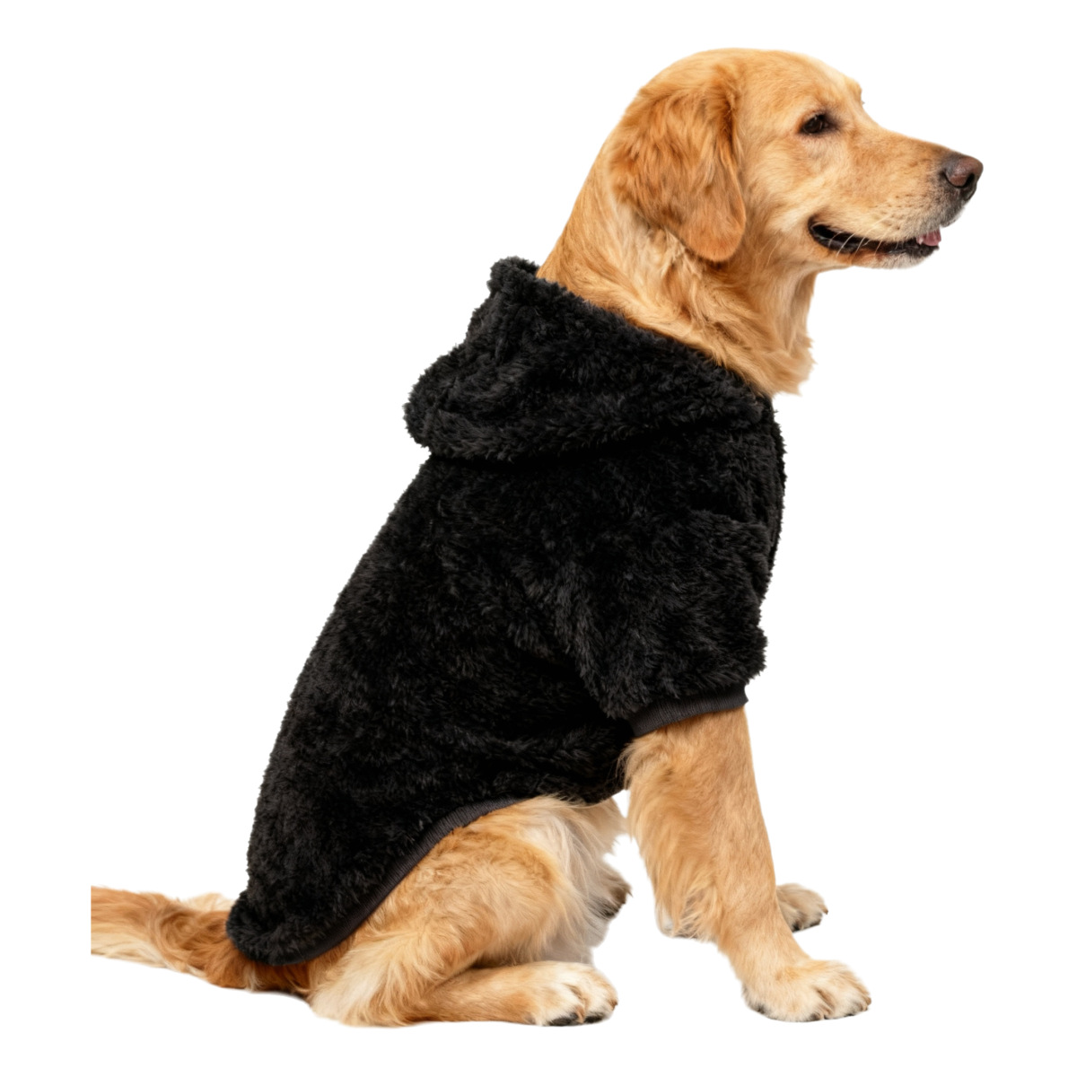 Sınır ötesi kış büyük köpek giysileri orta ve büyük köpekler için çift taraflı kadife Golden Retriever Labrador çoban ev sıcak ve dökülme önleyici