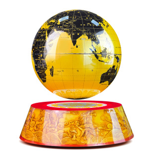 Nine dragon play ball magnetic levitation globe creative gifts factory direct suspension rotation super cool support customization