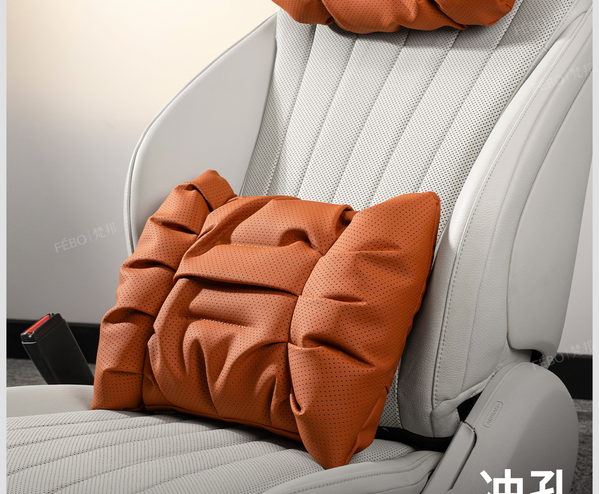 Cross-Border Tk Amazon Car Headrest Lumbar Support Neck Pillow Car Cushion Neck Pillow Cushion Car Seat Lumbar Support Gadget