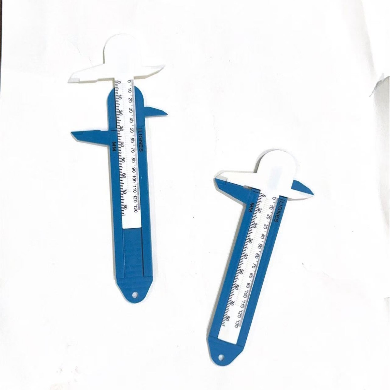 塑料游标卡尺 数显数字迷你文玩学生0-150mm内径外径深度测量工具