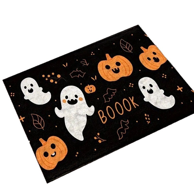 国境を越えた売れ筋 TEMU Amazon ハロウィンエントランスドアフロアマット、汚れ防止、防塵、耐摩耗性フロアマット、ドロップシッピング|undefined
