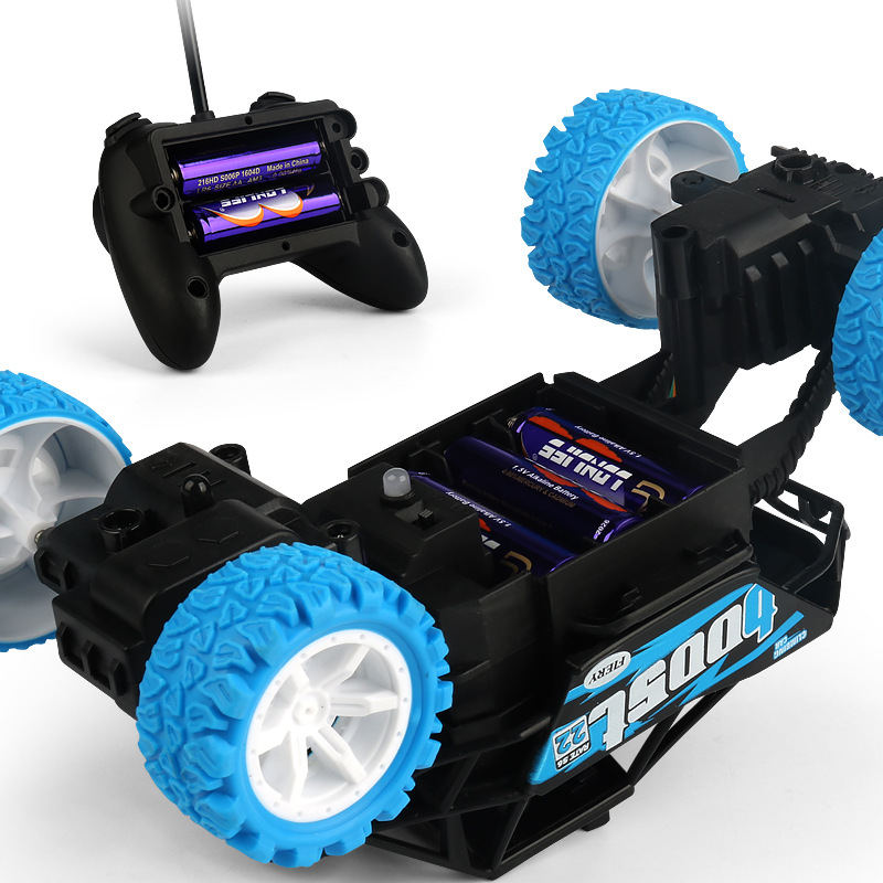 Control remoto de cuatro vías para niños modelo de simulación de coche de escalada vehículo todoterreno con luz eléctrica control remoto coche niño juguete al por mayor