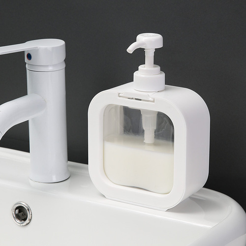 Plastic sub-bottle bathroom ins hand soap shower gel storage bottle push-type milk cosmetics toner bottle