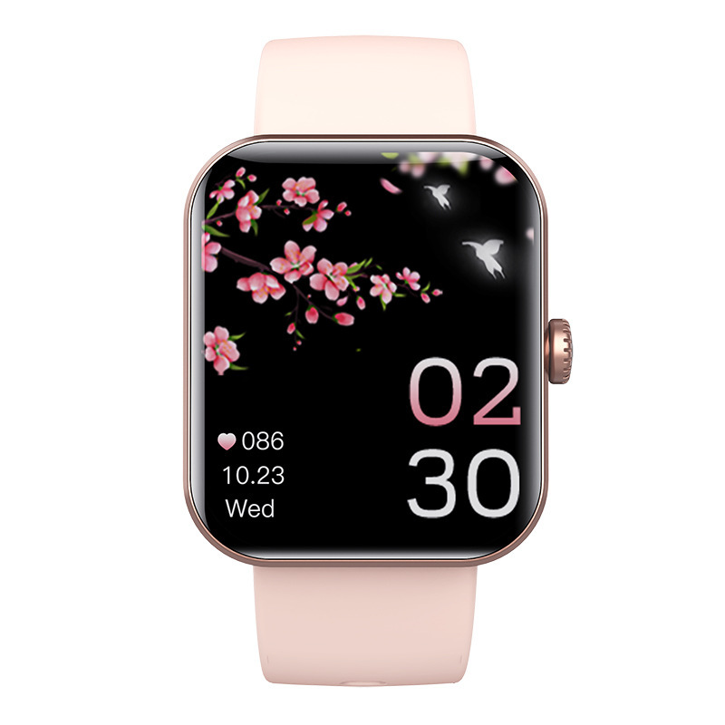 Nueva F57L reloj inteligente del ritmo cardíaco termómetro paso pulsera deportes información push monitoreo sueño