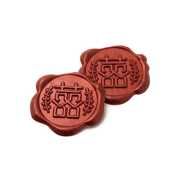 Relief wax mark (broken marriage) - New wine red