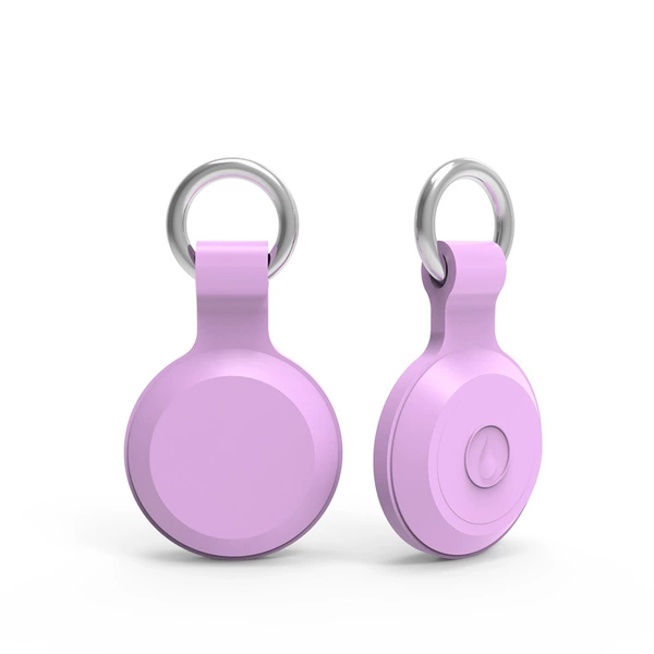 Light purple+round buckle+opp
