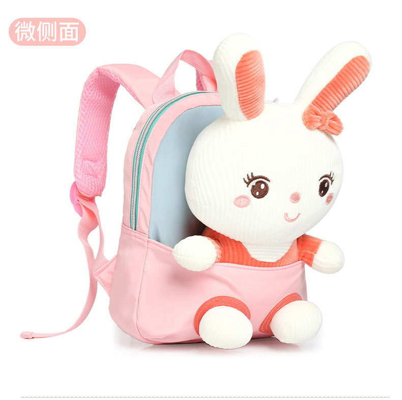 2021 New Cartoon plush children's small backpack, lightweight schoolbag for kindergarten babies, and backpacks for boys and girls traveling undefined