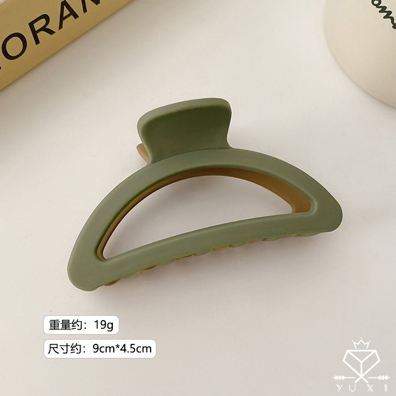 Horquilla de nuevo clip de la cabeza retro francés horquilla updo clip de pelo lindo clip de tiburón de doble cara accesorios para el cabello japonés y coreano