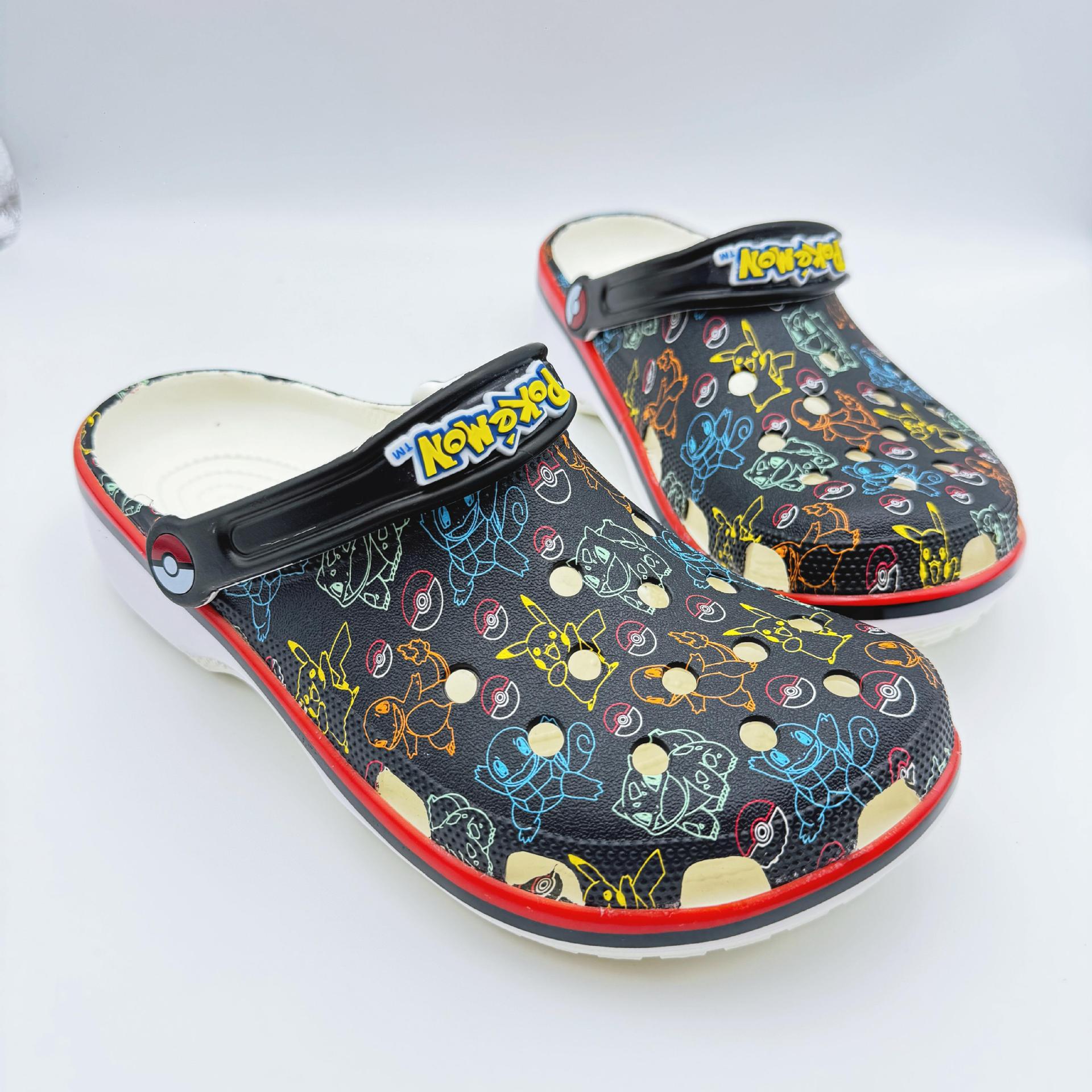 2025 nuevos zapatos agujero de cabeza de mono camuflado padre-hijo agujero zapatos transpirables al aire libre ocio sofá zapatos de playa moda