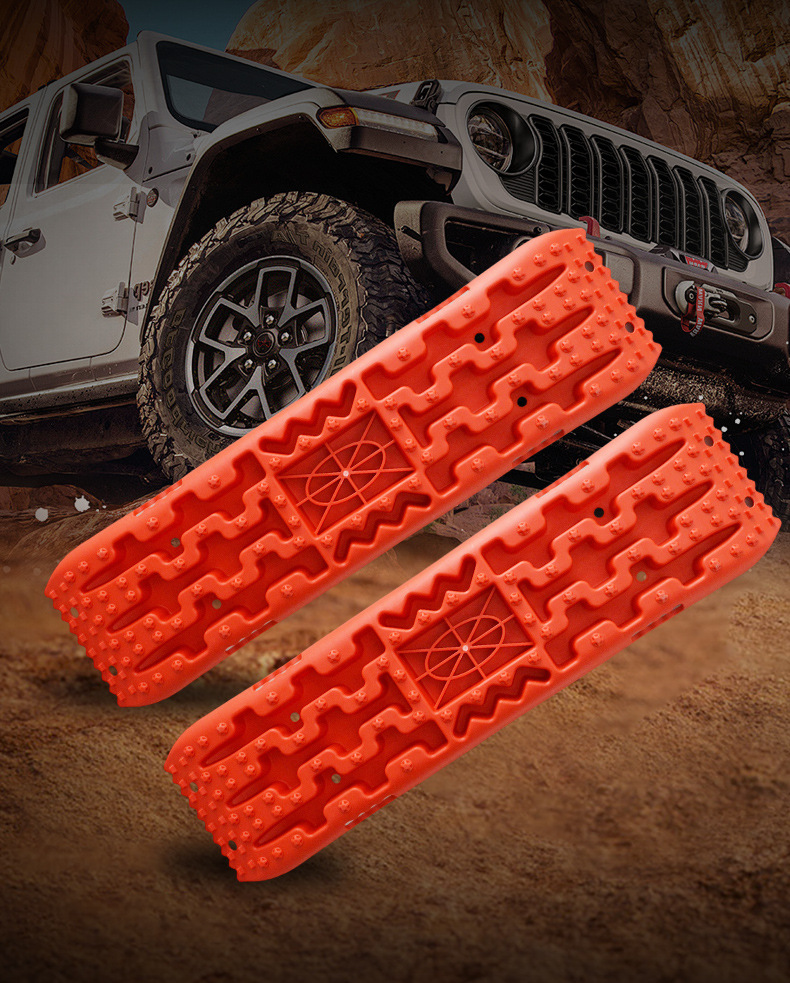 Traction Board (Long) for Car Off-Road Use in Mud and Snow, Outdoor Self-Rescue, Manufacturer Wholesale, Polypropylene Off-Road Self-Rescue