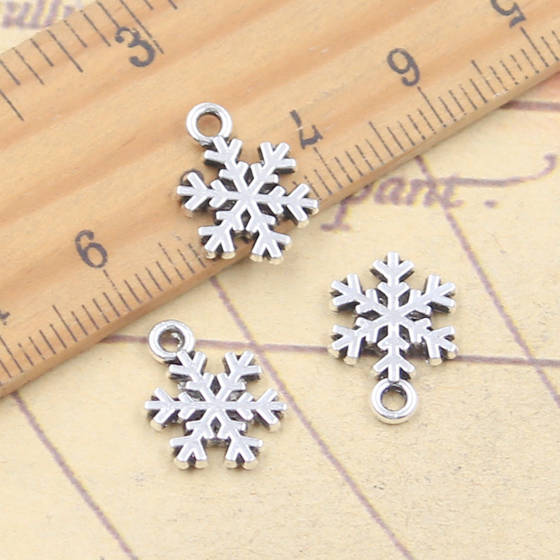 Accessory, accessories, pendant, necklace and bracelet, with snowflakes, DIY 2